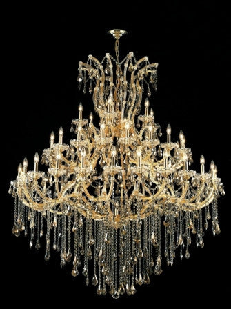 C121-2801G60G-GT By Regency Lighting-Maria Theresa Collection Gold Finish 49 Lights Chandelier