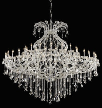 C121-2801G72C By Regency Lighting-Maria Theresa Collection Chrome Finish 49 Lights Chandelier