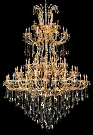 C121-2801G96G-GT By Regency Lighting-Maria Theresa Collection Gold Finish 85 Lights Chandelier