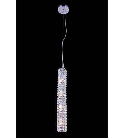 C121-2911D20C/RC By Elegant Lighting Holland Collection 4 Light Pendant