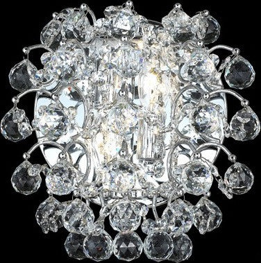 ZC121-8064W10C/EC By Regency Lighting St. Ives Collection 2 Lights Chandelier Chrome Finish