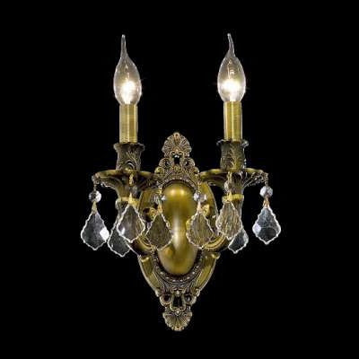C121-9202W9AB By Regency Lighting-Rosalia Collection Antique Bronze Finish 2 Lights Wall Sconce