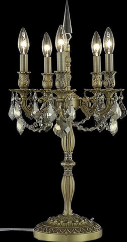 ZC121-9205TL13FG/EC By Regency Lighting Rosalia Collection 5 Lights Pendant French Gold Finish