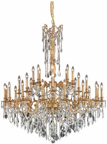 C121-9232G48FG/EC By Elegant Lighting - Rosalia Collection French Gold Finish 32 Lights Foyer/Hallway