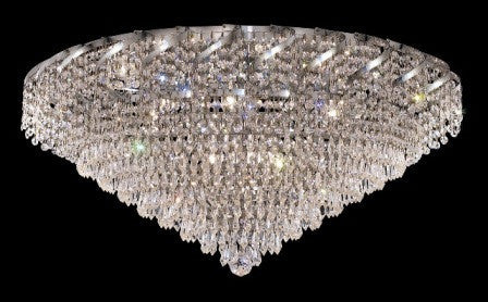 C121-ECA4F30C By Regency Lighting-Belenus Collection Chrome Finish 21 Lights Flush