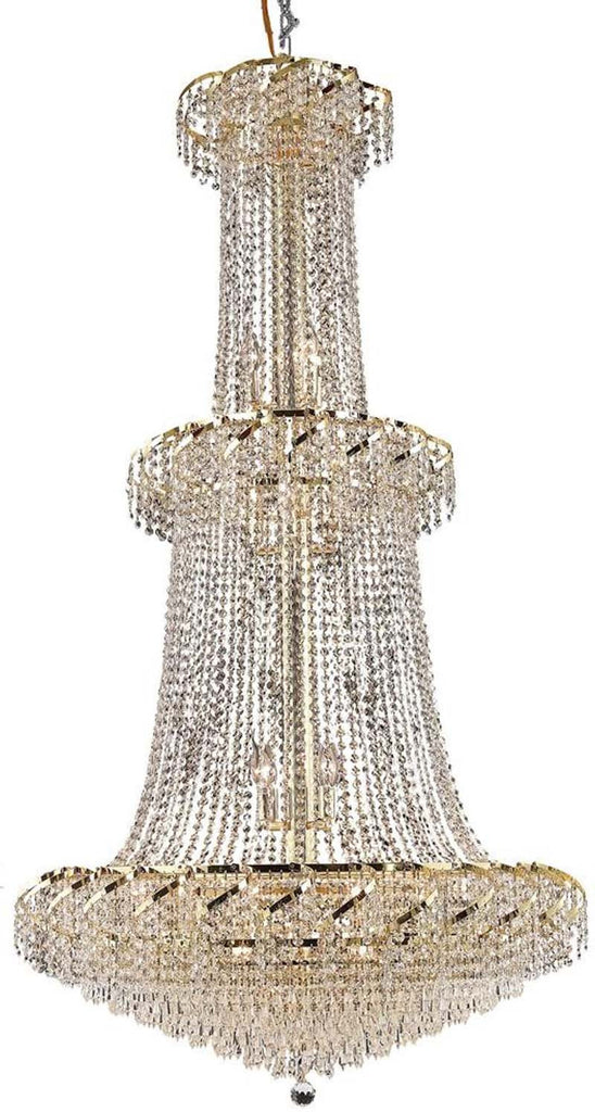 ZC121-ECA4G36G/EC By Regency Lighting - Belenus Collection Gold Finish 32 Lights Foyer/Hallway