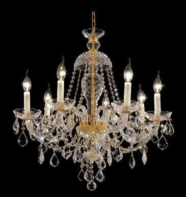 C121-GOLD/7831/2628 Alexandria Collection By Elegant Murano Venetian Style CHANDELIER Chandeliers, Crystal Chandelier, Crystal Chandeliers, Lighting