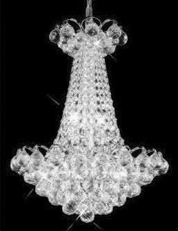 C121-SILVER/2001/1623 Godiva CollectionEmpire Style CHANDELIER Chandeliers, Crystal Chandelier, Crystal Chandeliers, Lighting