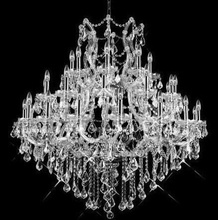 C121-SILVER/2800/4444 Maria Theresa Collection By Elegant Maria Theresa CHANDELIER Chandeliers, Crystal Chandelier, Crystal Chandeliers, Lighting