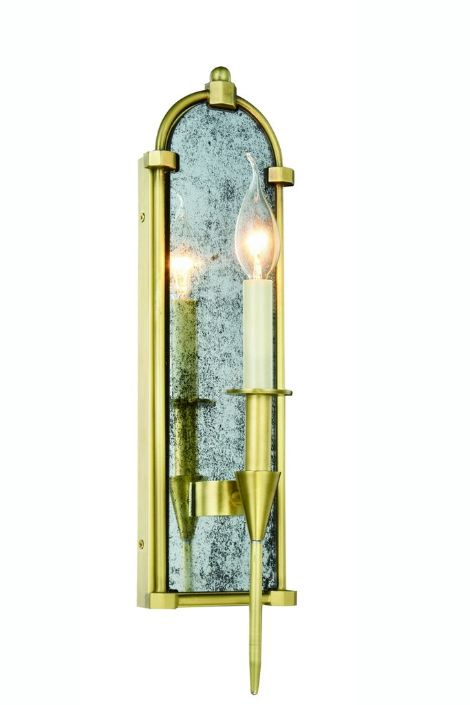 ZC121-1491W5BB - Urban Classic: Bavaria 1 light Burnished Brass Wall Sconce