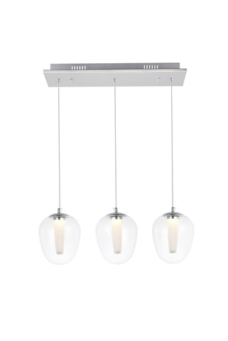 ZC121-5106D3C - Regency Lighting: Ivy 3 light in Chrome Pendant